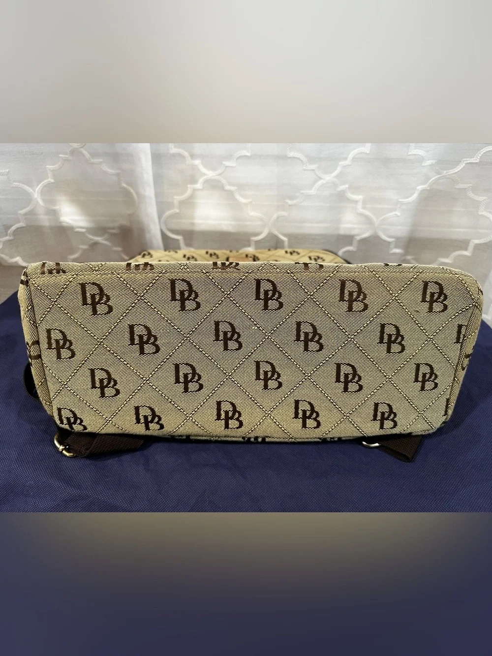 Dooney & Bourke Gretta Large Backpack - Beige Monogram